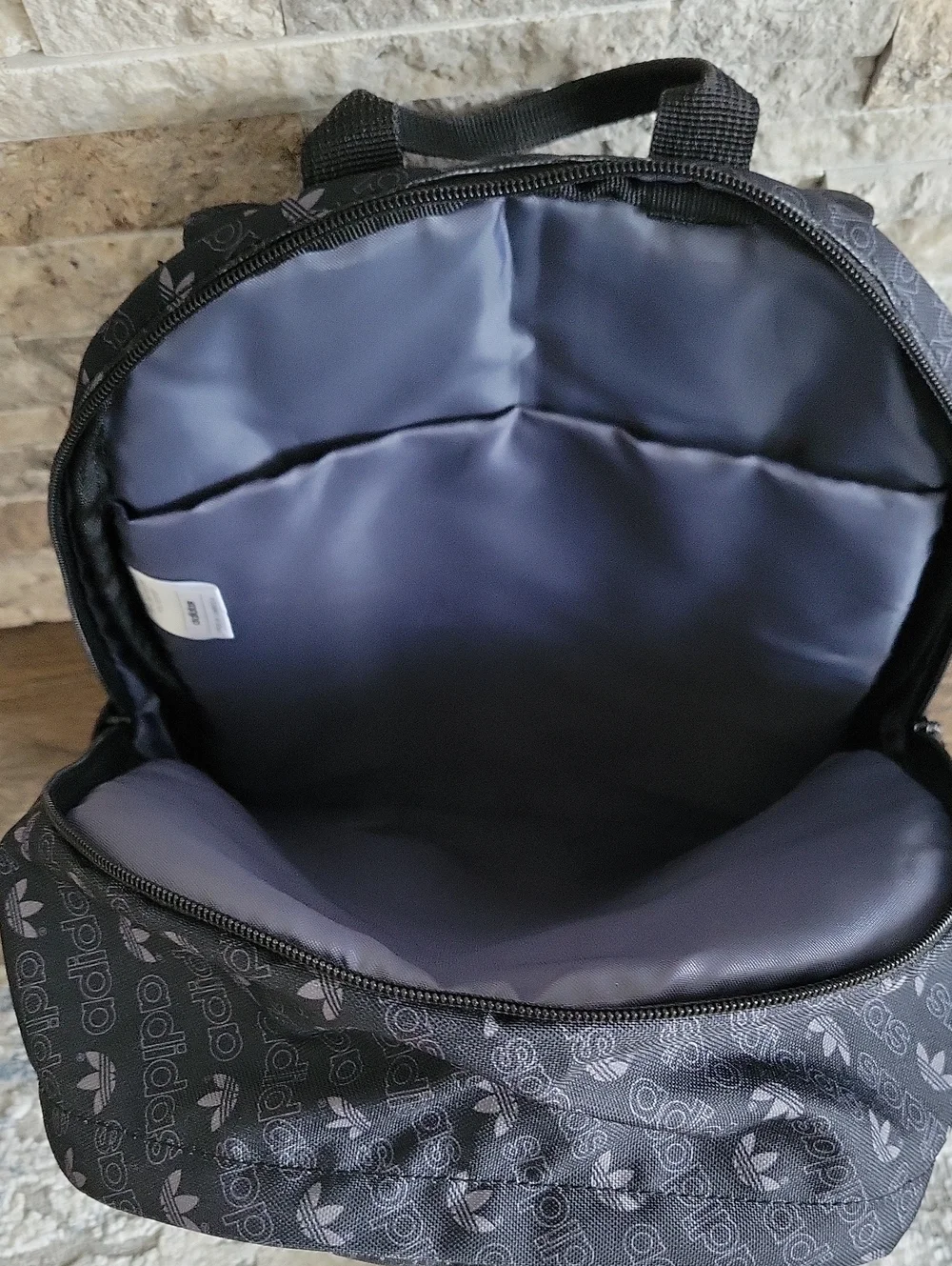 Adidas Original Base Backpack with White Trefoil Logo,One Size.